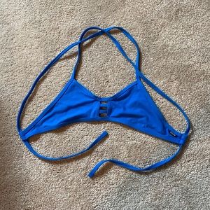 jolyn blue tomcat bikini top size S